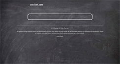 Desktop Screenshot of crecket.com