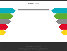 Tablet Screenshot of crecket.com
